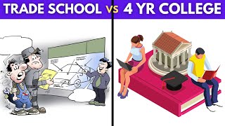 Trade school vs College  How they compare [upl. by Gehman856]