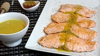 ESCALOPINES DE SALMÓN CON SALSA DE MOSTAZA A LA MIEL EN 10 MINUTOS Delicioso y Jugoso🤩 [upl. by Nairad]