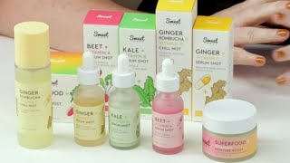 Sweet Chef Skincare 🍊🍠🍍 Superfood Moisturizer Ginger Mist amp Serum Beet amp Kale Serum Reviews [upl. by Nelav465]