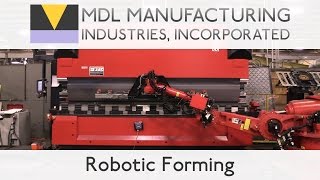 Robotic Forming on the Amada Astro [upl. by Ahsekam432]