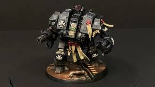 Black Templars Primaris Redemptor Dreadnought [upl. by Alegre]