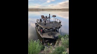 Tracker 2072 bowfishing Boat Bout tour and shoot Grinz and Finz guide service Idaho [upl. by Tamberg]