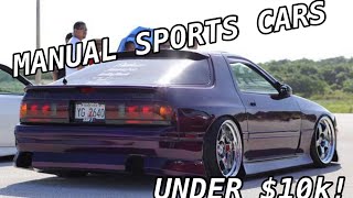 11 BEST Manual Sports Cars For Ballin On A Budget [upl. by Animahs]