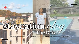 Staycation Vlog  The Brix Hotel  Trinidad amp Tobago  Tea Party at Hyatt Regency [upl. by Yblocaj]