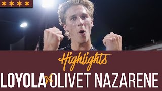 Loyola vs Olivet Nazarene  Mens Soccer  Cinematic Highlights [upl. by Lrac]