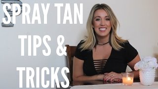 Spray tan Tips amp Tricks [upl. by Sheffield225]