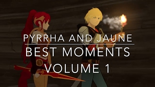 RWBY Pyrrha And Jaune Best Moments  Volume 1 [upl. by Yralih]