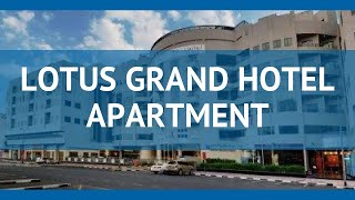 LOTUS GRAND HOTEL APARTMENT 4 Дубай обзор – отель ЛОТУС ГРАНД ХОТЕЛ АПАРТМЕНТС 4 Дубай видео обзор [upl. by Nilyac]