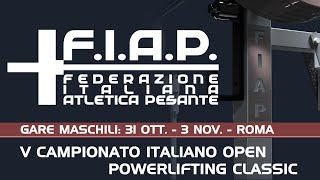 V Campionato Italiano FIAP Powerlifting 2024 Sessione Maschile 83 gruppi 3 e 4 [upl. by Adley]