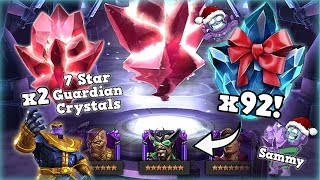 x92 Greater Banquet Crystals x2 Gifted Guardians Insane Opening Marvel Contest of Champions [upl. by Esinad]