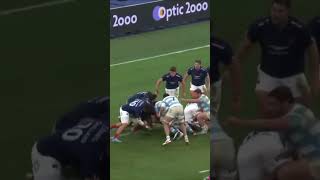 Gallo forces his way to score Argentina first try  🏉🇦🇷 [upl. by Notsud]