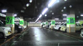 MEGAドン・キホーテ旭川店 立体駐車場：入口  旭川市 1080p 車載動画ドライブ Japan Drive Hokkaido Asahikawa parking garege [upl. by Yllime]