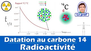 Principe de la datation au carbone 14 🦴  Lycée 1ère Enseignement Scientifique [upl. by Idette]