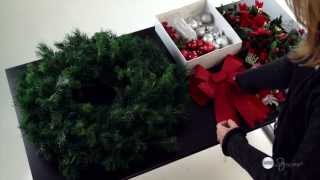 How To Decorate Your Christmas Wreath on a Budget [upl. by Acnaiv]