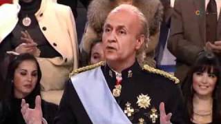 Carlos Latre imita al Rey en el programa quotMenuda Nochequot [upl. by Yerhpmuh]