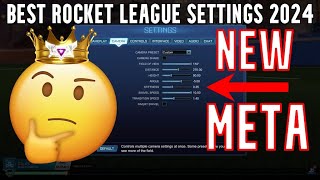 The NEW BEST Rocket League Settings 2024  Camera Sensitivity Controller amp MORE Settings Guide [upl. by Lorrin]