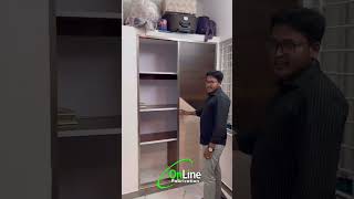 Aluminium sliding wardrobe super sliding track using Full videoslidingwardrobe [upl. by Tito663]