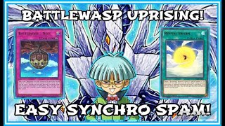 YuGiOh Duel Links  BATTLEWASP UPRISING NEW BROKEN RARE TRAP EASY SYNCHRO SUMMON W TRISHULA [upl. by Diandre]