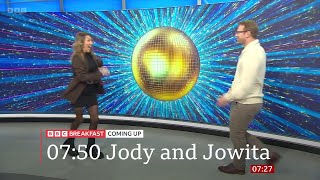 Jody Cundy And Jowita Przystal Strictly Come Dancing Dancer On BBC Breakfast 28092023 [upl. by Oilime]