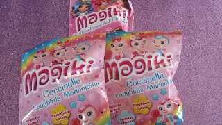 Unboxing Magiki coccinelle e Magiki principesse dell arcobaleno blind bag edicola [upl. by Tenay905]