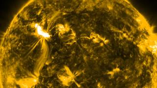 NASA  Massive Solar Flare gets HD Close Up [upl. by Danit]