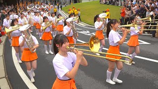 Kyoto Tachibana SHS Band  Tokoname City 70th Anniversary Parade（Sep 29 2024） [upl. by Compte]