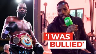 Working at McDonalds being bullied and dealing with his first defeat  Lawrence Okolie Interview [upl. by Sarena626]