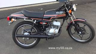 Suzuki RGe 50cc Motorbikes [upl. by Atsirc]