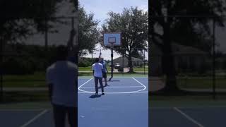 Basketball highlights at the park youtubeshorts basketball 🏀☄️ [upl. by Odey]