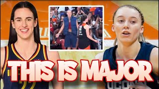 🚨 Paige Bueckers Going VIRAL After Meeting With Caitlin Clark At WNBA All Star Game ‼️ [upl. by Aennil]