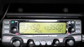 M0GQW on UHF FM Simplex Using an Icom IC2725 Dual Band FM Transceiver [upl. by Bethesde]