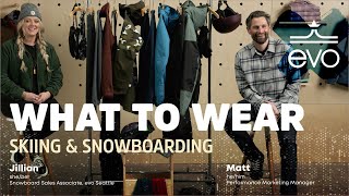 What to Wear Skiing amp Snowboarding  How to Dress [upl. by Charmaine]