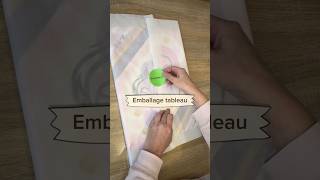 Emballage colis tableau emballage colis tableau peinture paint asmr sabcreations shorts [upl. by Norod]