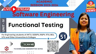 SE51 Functional Testing  Performance Testing  Testing for Functionality  Testing for Performance [upl. by Derdlim]