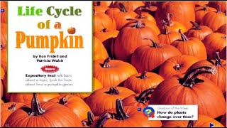 Life Cycle of a Pumpkin Nonfiction Read Aloud [upl. by Atnauqal]