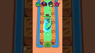 How far CAN the BRAWLERS go WITHOUT DYING in the POISONOUS GAS CLOUDS😳 brawlstars shorts [upl. by Weitman]