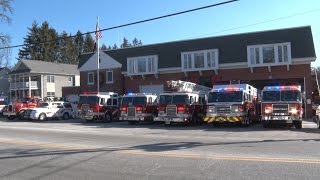 2017 ChesterNJ Fire Company 1 New Years Day Parade 1117 [upl. by Illehs]