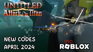 Roblox Untitled Attack On Titan New Codes April 2024 [upl. by Keram]