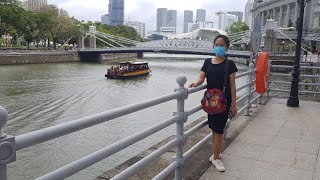 STROLLING AROUND RAFFLES PLACE SINGAPORE TO RIVER BOAT QUAY Marvels15Vlog 🇸🇬 [upl. by Rma]