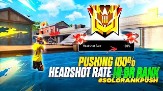 Trying to push 100 Headshot rate in solo br rank  MONU KING [upl. by Nova]