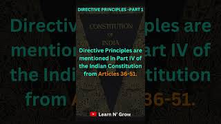 quotUnderstanding Directive Principles of State Policy  Part IV Explainedquot  UPSC  APPSC  SSC [upl. by Frasquito]