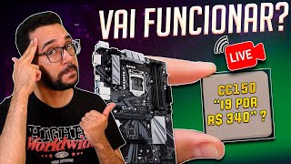 AO VIVO É Bom MESMO O tal quotI9 BARATOquot do AliExpress  Unboxing CC150 e Placa ASUS PRIME Z370P [upl. by Nicoli417]