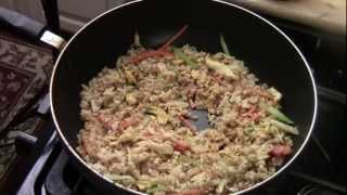 CHICKEN AND VEGETABLES FRIED BROWN RICE [upl. by Remark]