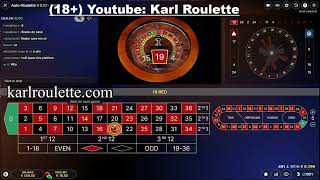 25€ vs AUTO ROULETTE EVOLUTION GAMING [upl. by Motteo]