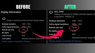 Fix Screen Resolution Problem in Windows 10  Sinhala [upl. by Adnalra]