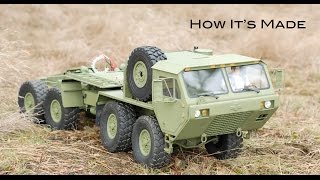 OSHKOSH HEMTT M983 RC 110 Scale Truck  How Its Made  TUTORIAL [upl. by Siraval]