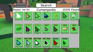 Find The Cursors  How to get all 34 Cursors ROBLOX [upl. by Ahtabbat326]