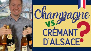 Are you better off buying cheap French Champagne or a midpriced Cremant DAlsace from France [upl. by Enidualc]