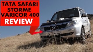 New Tata Safari Storme Varicor 400  Review  PowerDrift [upl. by Cummine827]