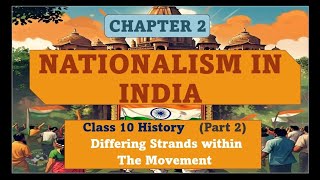 NATIONALISM IN INDIA  class 10 history chapter 2  Part 2 [upl. by Ikkiv]